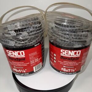 Senco Drywall Screw, #6 x 1-1/4 in, Phil